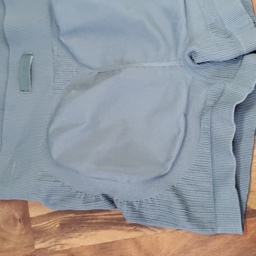 Bo+Tee Ribbed Athletic Workout Shorts - Picture 8 of 10